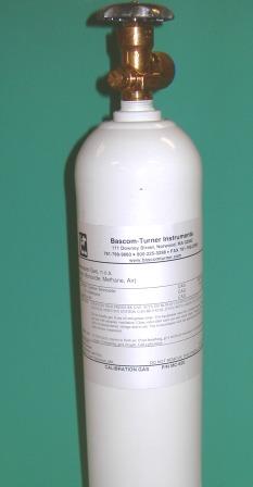 MC-620 - 620 Liters / tank of 2.5% methane & 100ppm CO balance a (image for) MC-620 - 620 Liters / tank of 2.5% methane & 100ppm CO balance a